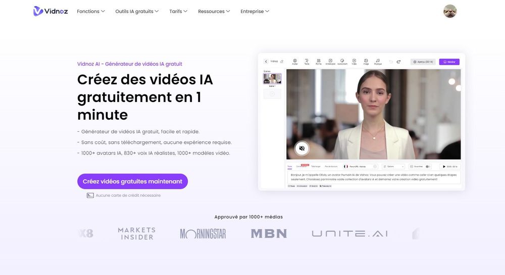 Vidnoz AI : une révolution dans les outils vidéo d'intelligence artificielle | So Busy Girls