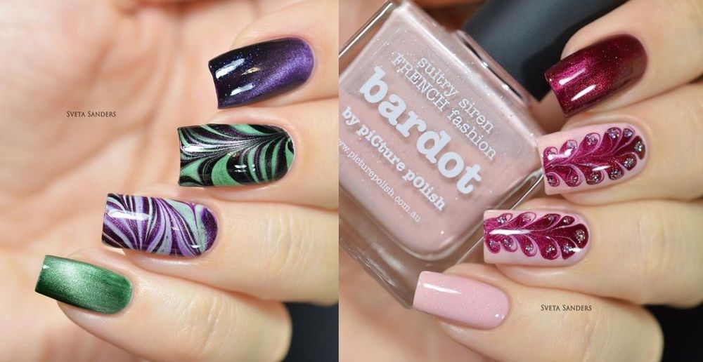 20 tutoriels époustouflants pour un marble nail art | So Busy Girls