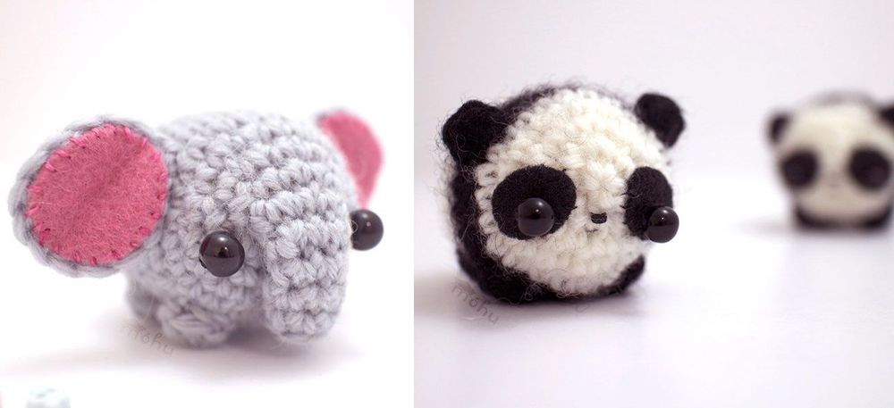 Elle réalise des animaux miniatures en crochet et ils sont vraiment adorables ! | So Busy Girls