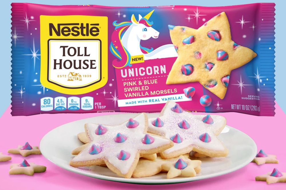 Nestlé vient de sortir des pépites licorne à la vanille, et maintenant on veut en mettre dans tous nos gâteaux | So Busy Girls