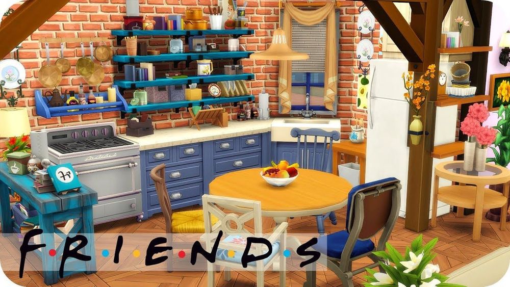 Cette YouTubeuse a recréé l'appart' de FRIENDS dans les SIMS et nous montre comment faire | So Busy Girls