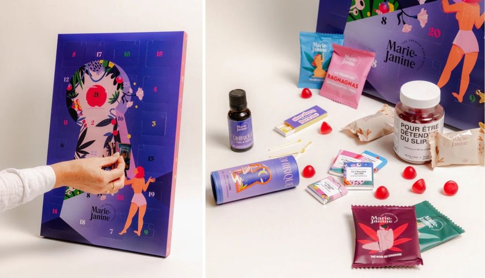 Le calendrier de l'Avent Marie Janine, le CBD décomplexé pour un cadeau relax | So Busy Girls