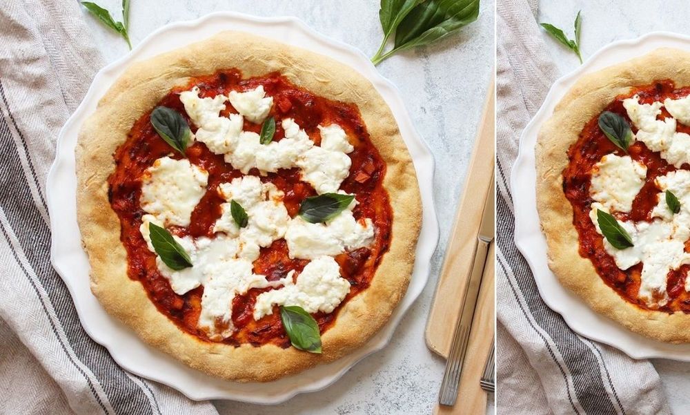 La recette de la pizza maison tomate, burrata et basilic | So Busy Girls