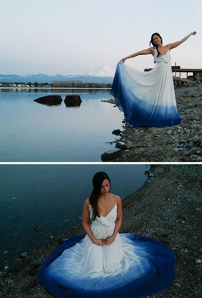 Ces robes de mariée tie and dye vont vous donner envie de vous marier en couleurs | So Busy Girls