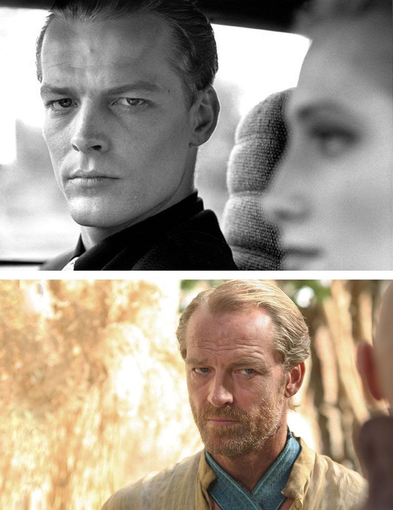 Iain Glenn en 1988 / dans le rôle de Jorah Mormont dans Game Of Thrones | So Busy Girls