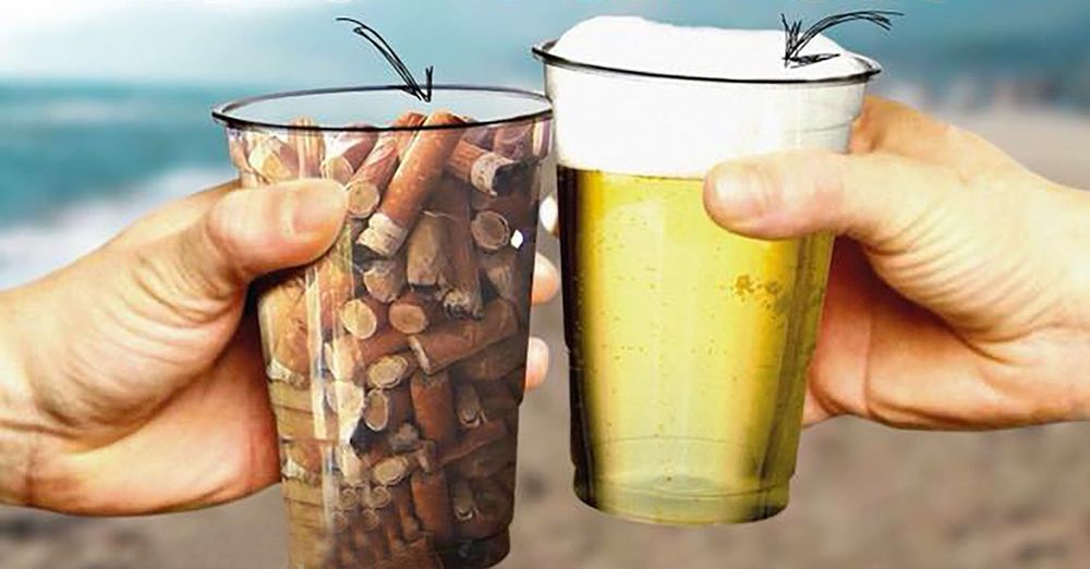 Ces bars offrent un verre gratuit contre une bouteille remplie de mégots, et ce défi écolo cartonne | So Busy Girls