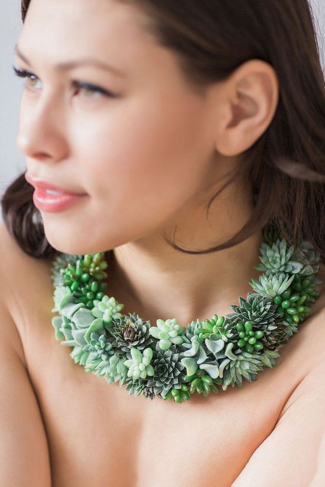 Collier de succulentes | So Busy Girls