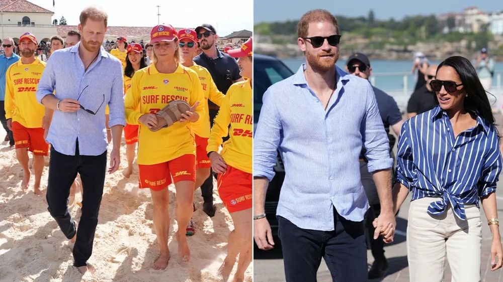 Cette femme allongée à Bondi Beach ignore totalement Meghan Markle et Harry : la scène amuse le monde entier et devient virale | So Busy Girls