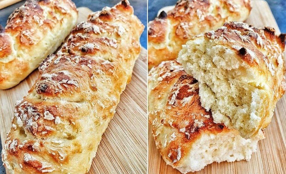 La recette facile pour faire ses baguettes de pain maison sans pétrissage | So Busy Girls