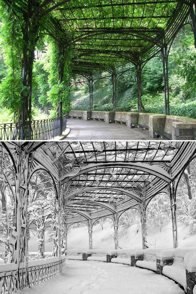 Jardin du Conservatoire de Central Park à New York aux Etats-Unis | So Busy Girls