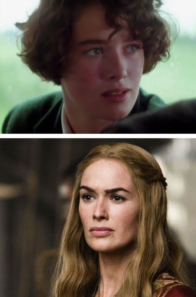Lena Headey dans Waterland en 1992 / dans le rôle de Cersei Lannister dans Game Of Thrones | So Busy Girls