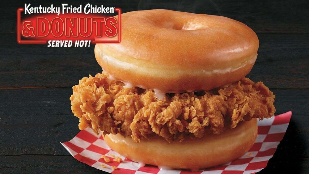 KFC sort un sandwich inédit composé de poulet frit et de 2 donuts | So Busy Girls