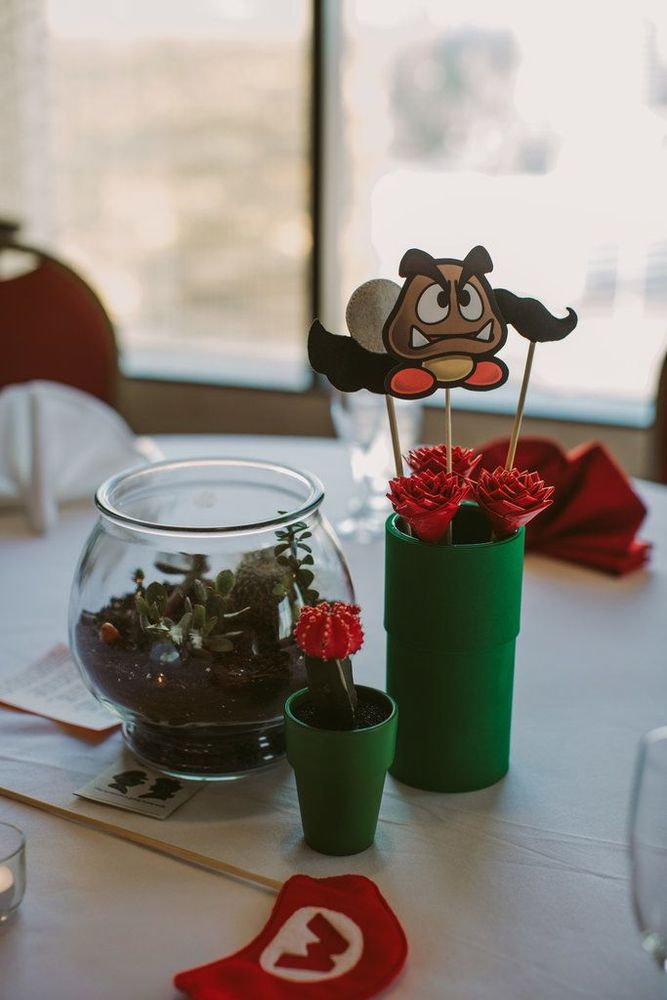 Un mariage sur le thème Super Mario : oui, ça peut être mignon comme tout, la preuve ! | So Busy Girls