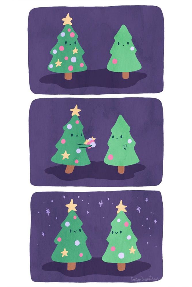 11 bandes dessinées mignonnes et rigolotes qui mettent dans l'ambiance de Noël | So Busy Girls