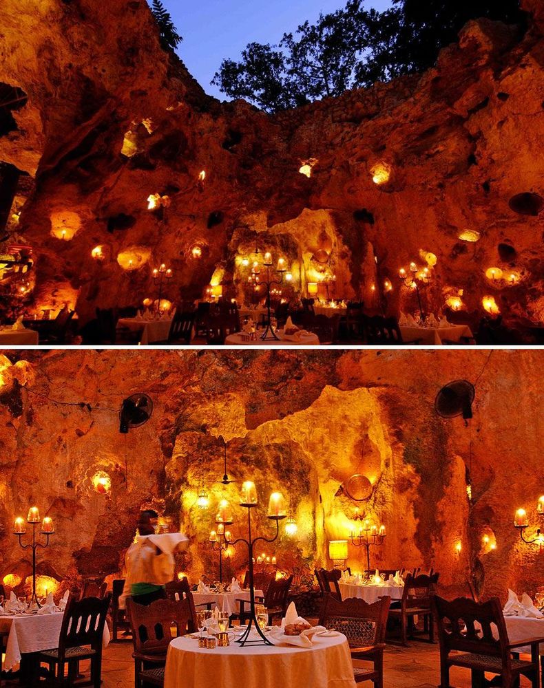 Dînez aux chandelles dans une grotte au Ali Barbour’s Cave Restaurant au Kenya | So Busy Girls