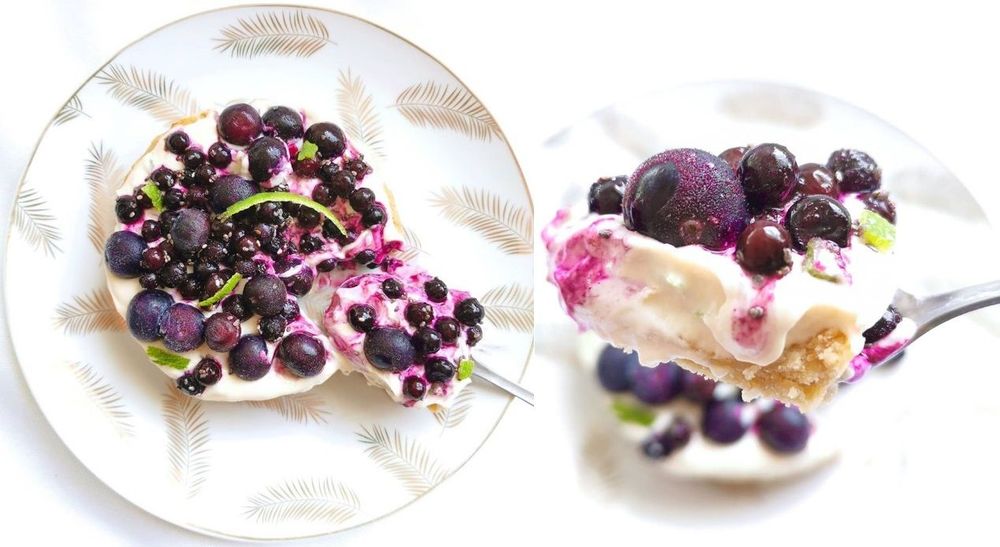 La recette de tarte crème de citron et myrtilles ultra légère | So Busy Girls