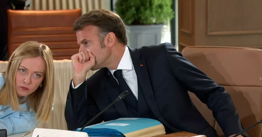 G7 : Giorgia Meloni lève les yeux au ciel après un murmure d’Emmanuel Macron, le web s'enflamme | So Busy Girls