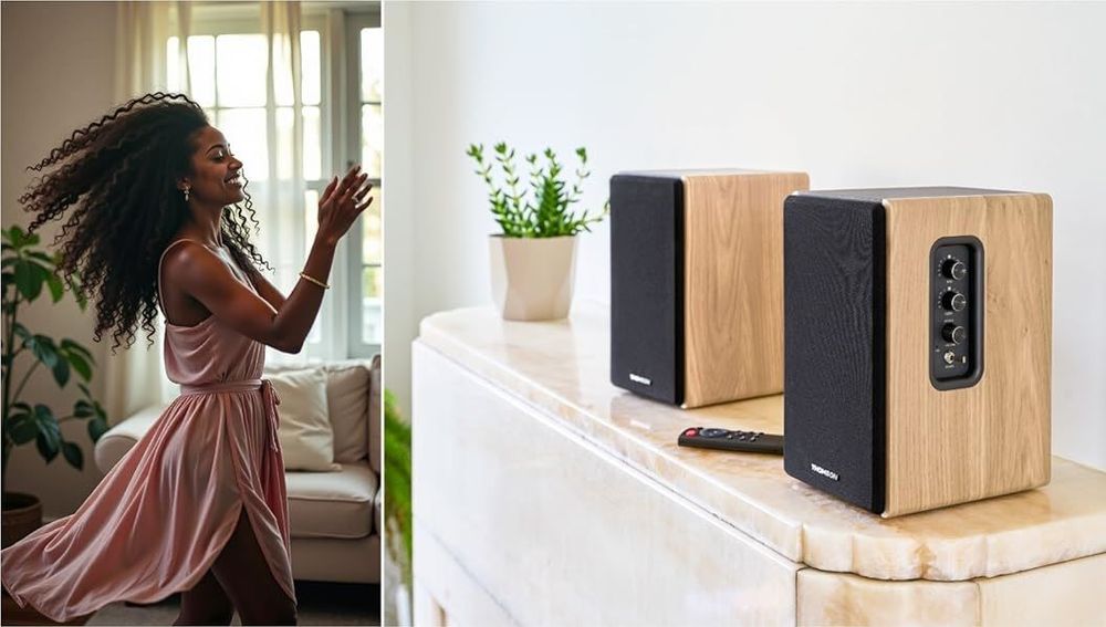 Thomson WS902DUO : les enceintes puissantes au design chaleureux qui feront sensation sous le sapin | So Busy Girls
