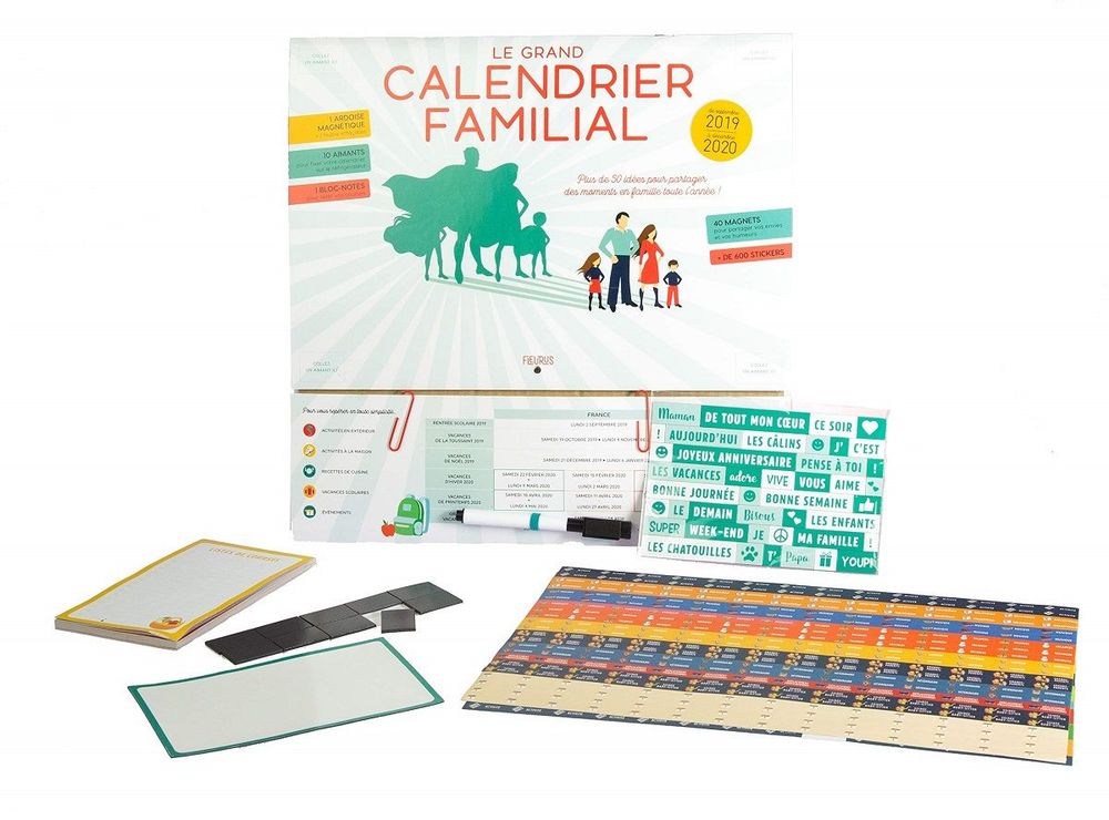 6 calendriers pour organiser les activités de toute la famille | So Busy Girls