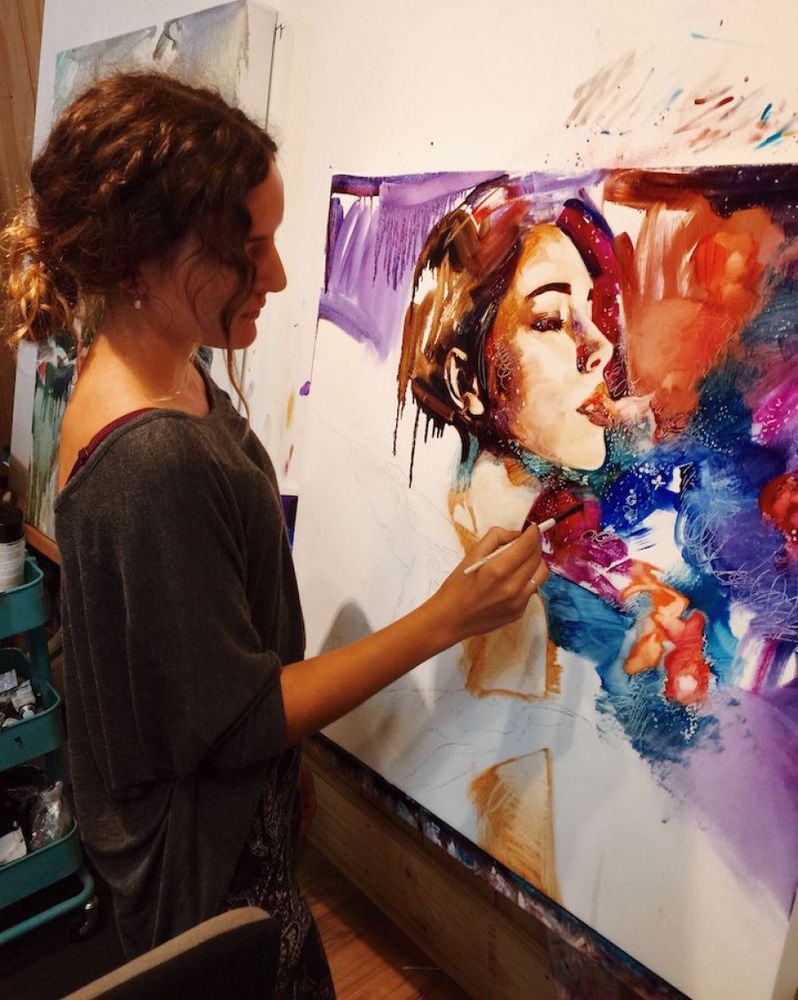 A seulement 16 ans, cette jeune artiste a déjà un talent incroyable et peint des toiles absolument fantastiques ! | So Busy Girls