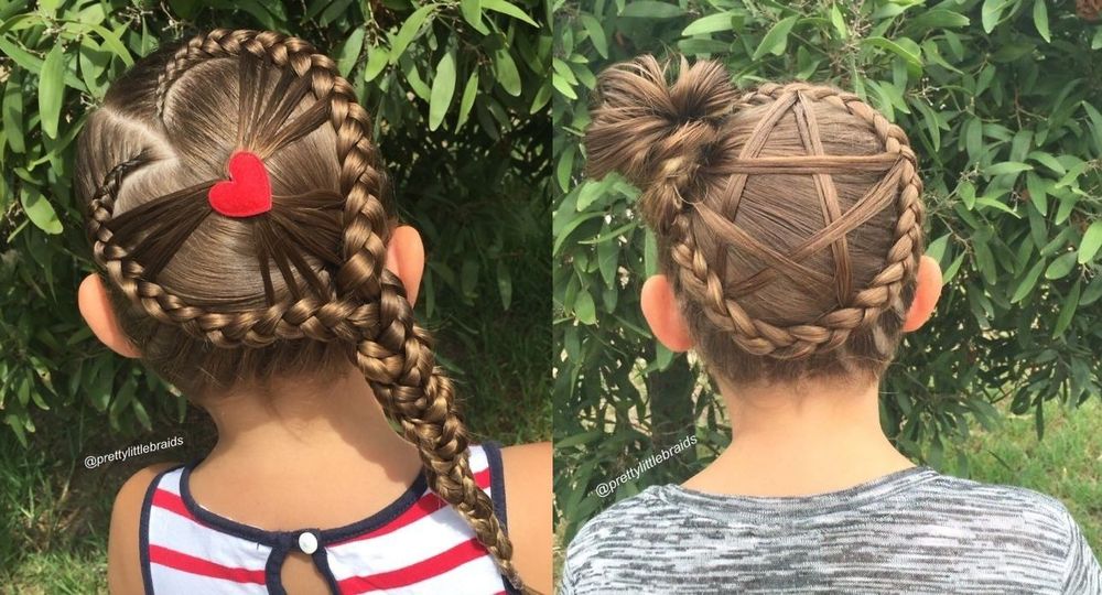 Cette maman fait des tresses impressionnantes et complexes à sa fille tous les matins avant d'aller à l'école | So Busy Girls