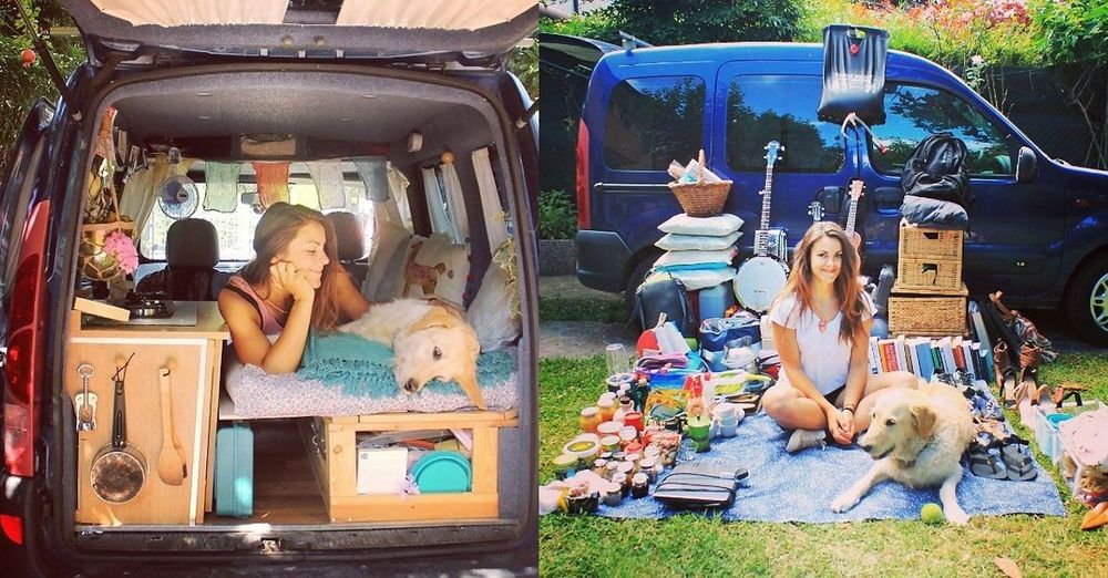 Cette jeune femme a transformé sa camionnette pour que ses rêves de voyage deviennent réalité | So Busy Girls