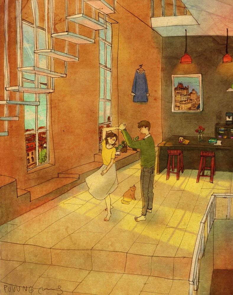 20 illustrations qui montrent que l'amour se nourrit des petites attentions du quotidien | So Busy Girls