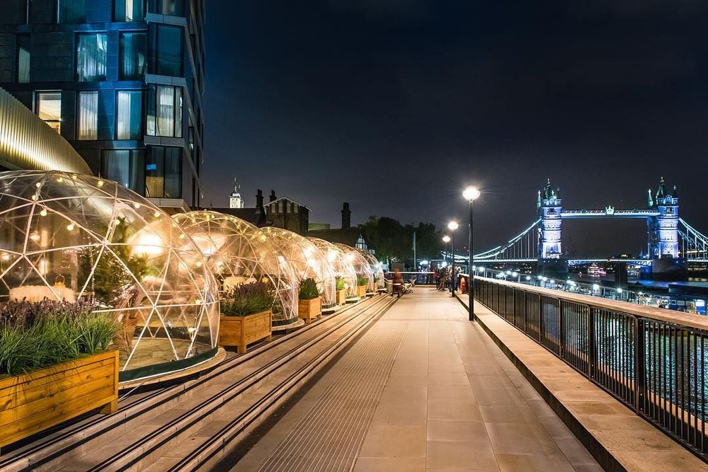 Des bulles chauffées et cosy pour manger dehors en plein hiver à Londres | So Busy Girls