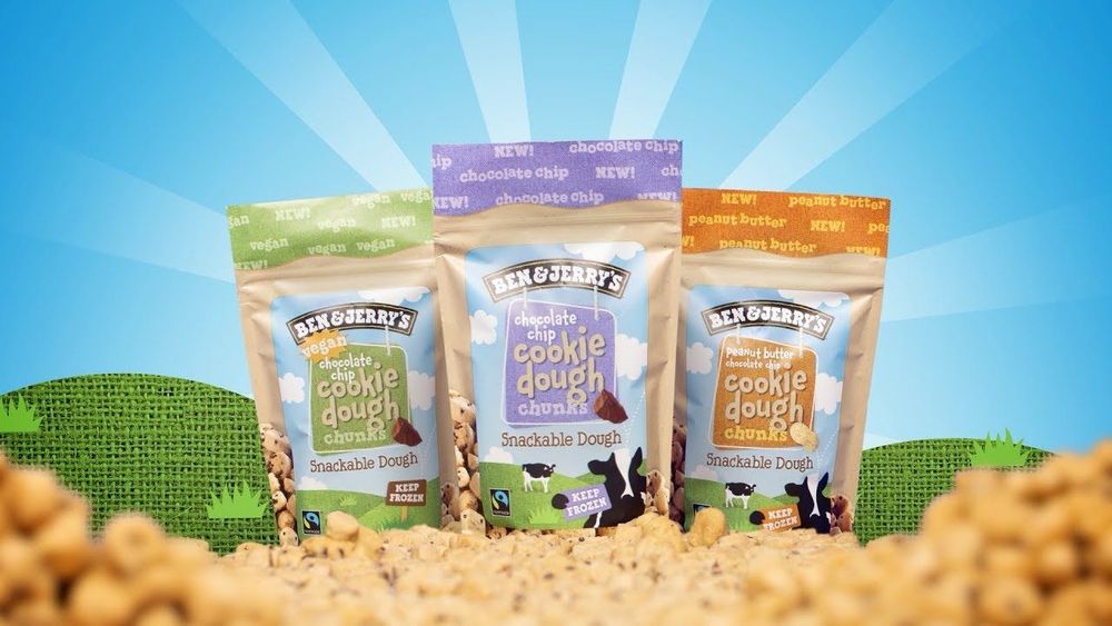 Ben & Jerry's lance des sachets de pâte à cookie à grignoter comme des bonbons | So Busy Girls