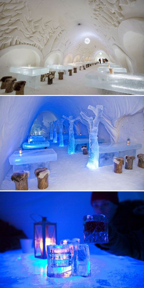 Dînez au beau milieu de la neige et de la glace au Snowcastle Of Kemi en Finlande | So Busy Girls