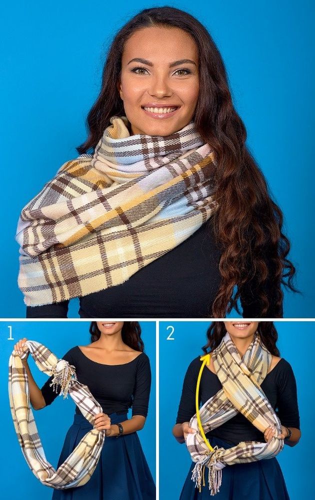 Avec le foulard qui vous couvre bien le cou et les épaules | So Busy Girls