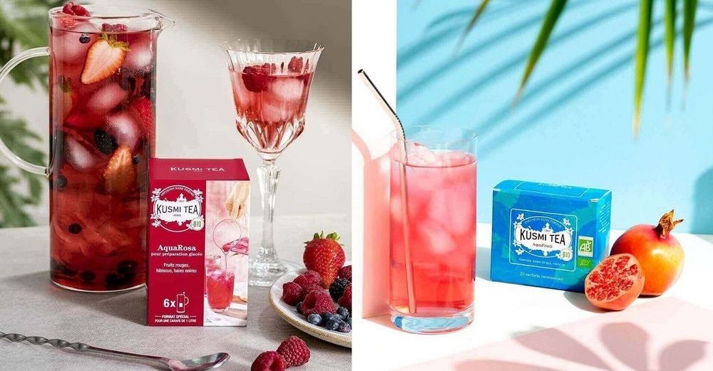 Les infusions bio pour préparation glacée Kusmi Tea pour une boisson rafraîchissante et délicieuse | So Busy Girls