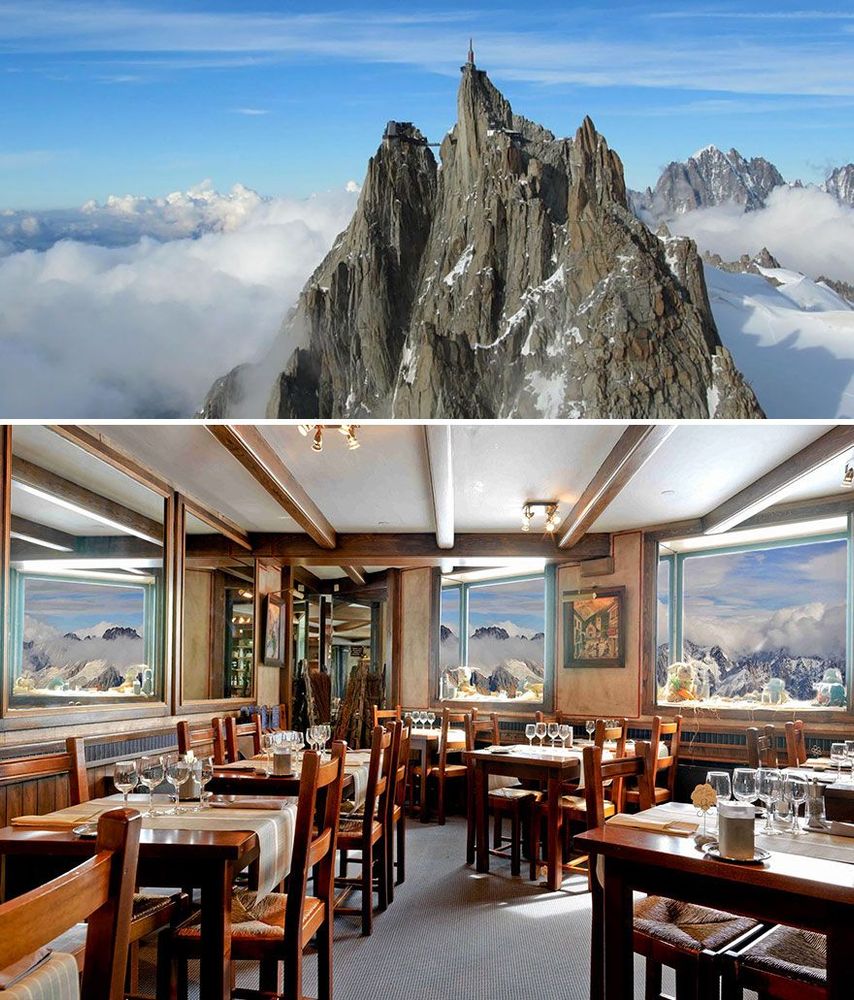 Déjeunez au sommet d’une montagne à l'Aiguille du Midi, Le 3842 à Chamonix en France | So Busy Girls