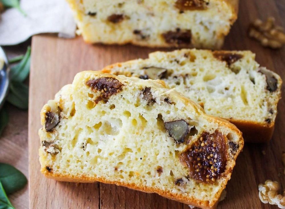La recette du cake noix, figue et chèvre facile et rapide | So Busy Girls