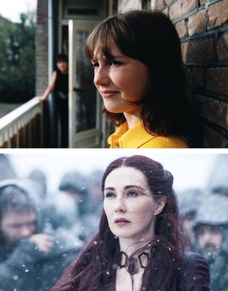 Carice Van Houten en 1999 / dans le rôle de Melisandre dans Game Of Thrones | So Busy Girls