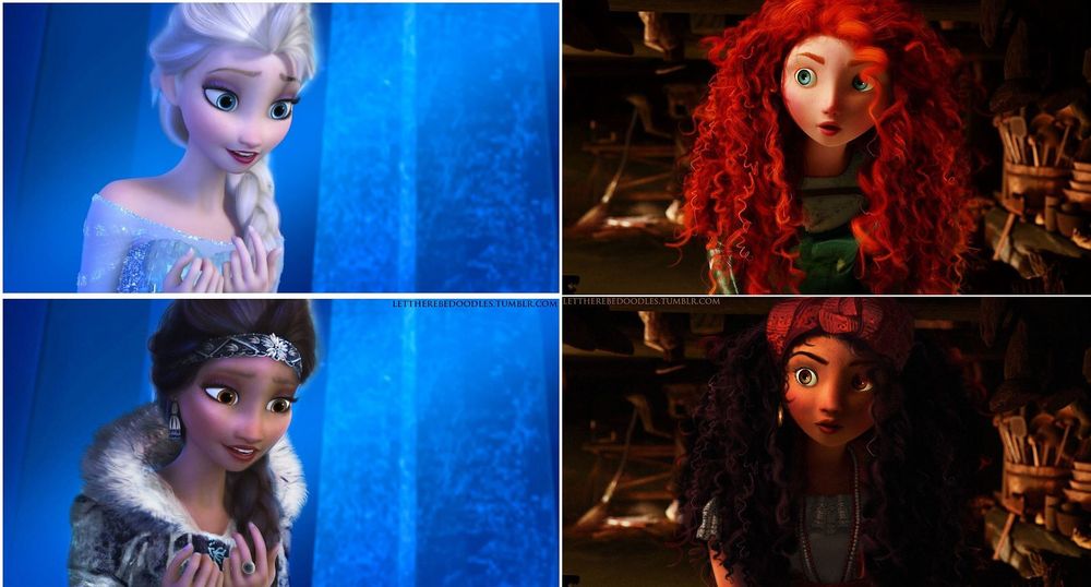 A quoi ressembleraient les Princesses Disney si elles venaient des 4 coins du monde ? | So Busy Girls