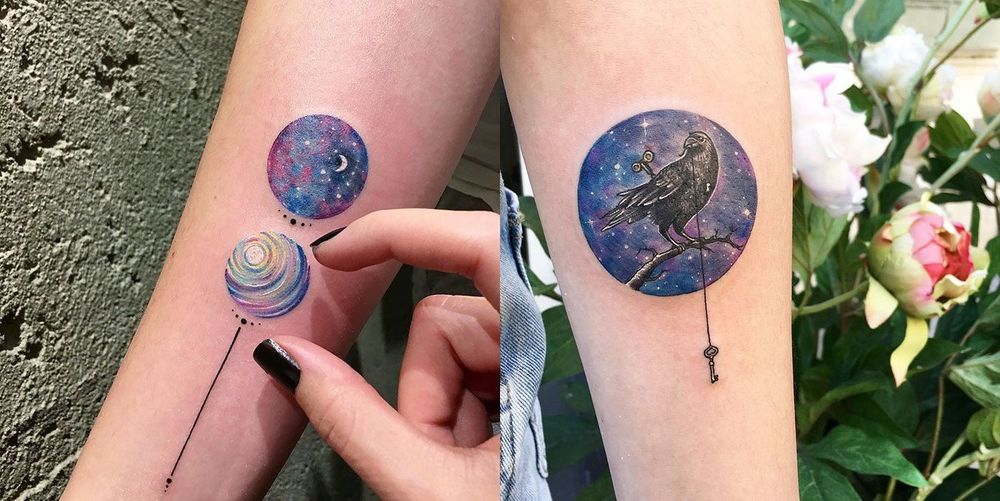 Cette artiste réalise de petits tatouages ronds magnifiques | So Busy Girls