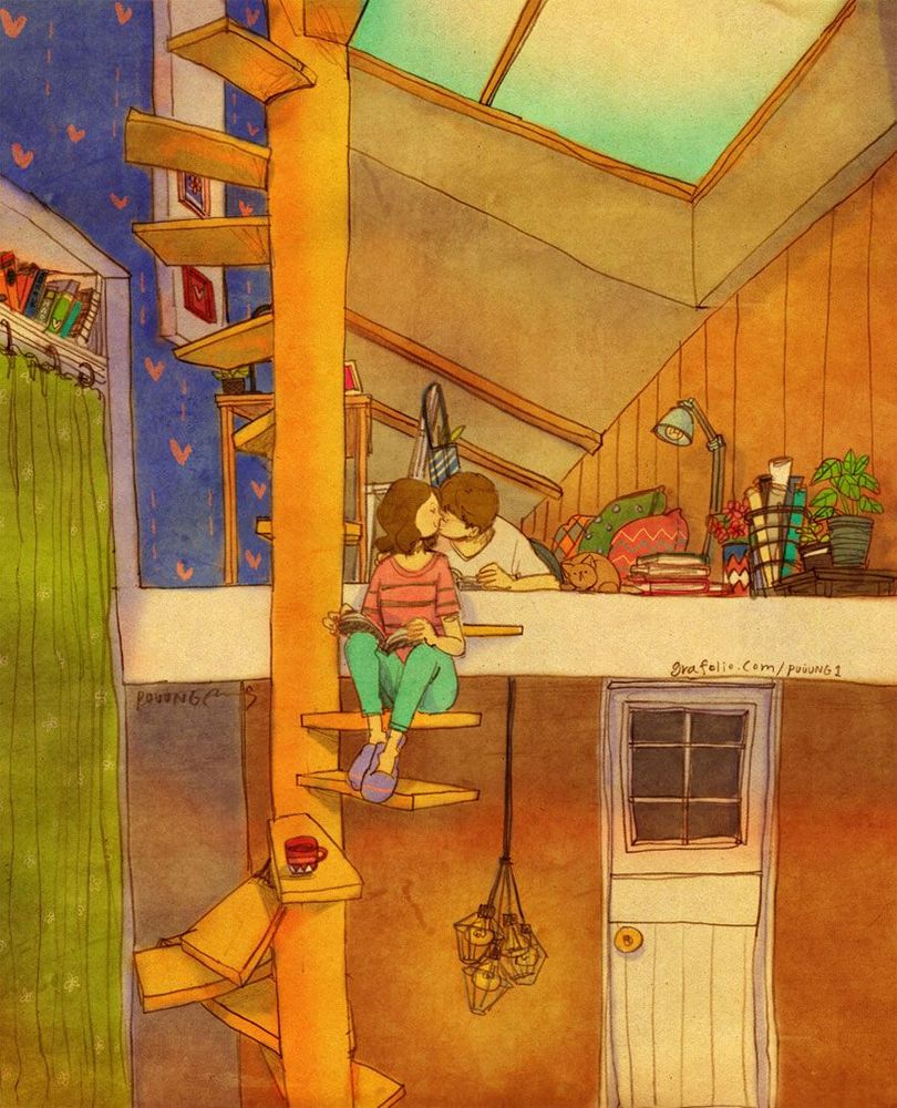 20 illustrations qui montrent que l'amour se nourrit des petites attentions du quotidien | So Busy Girls