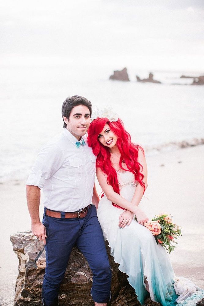 Ariel La Petite Sirène épouse Eric dans ce mariage féerique sur la plage | So Busy Girls