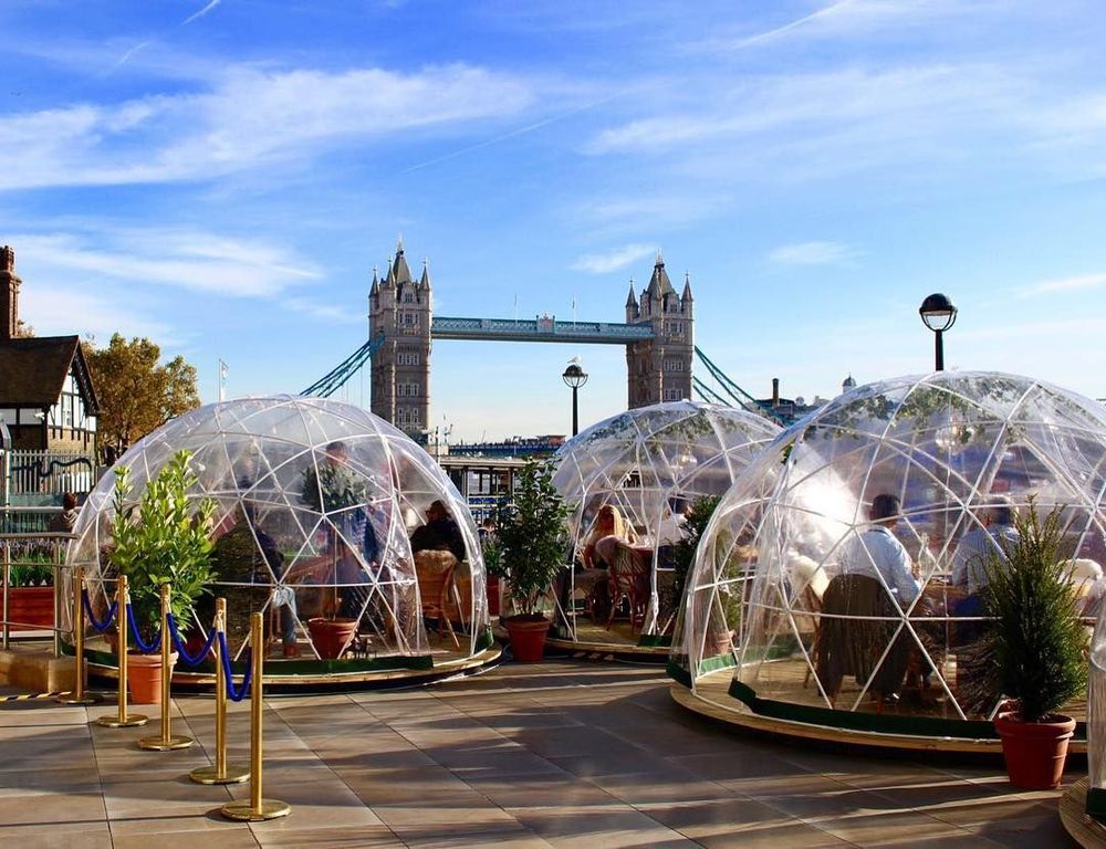 Des bulles chauffées et cosy pour manger dehors en plein hiver à Londres | So Busy Girls