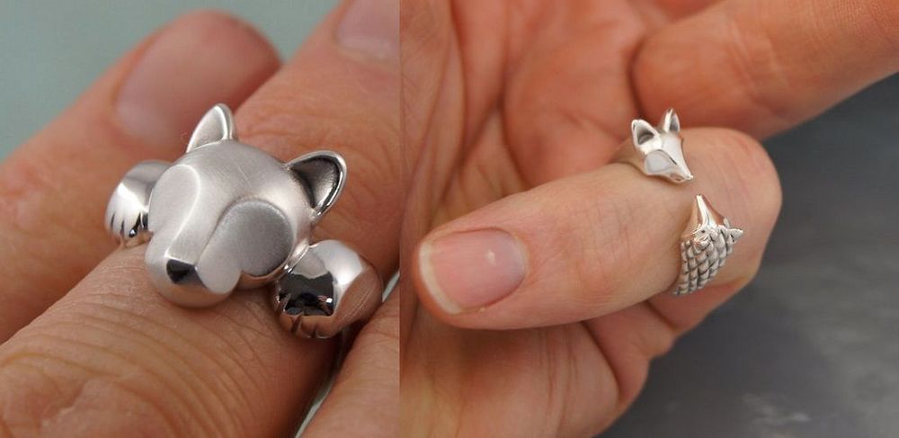Des bijoux animaux en argent et en bronze pour des bagues et des bracelets magnifiques | So Busy Girls