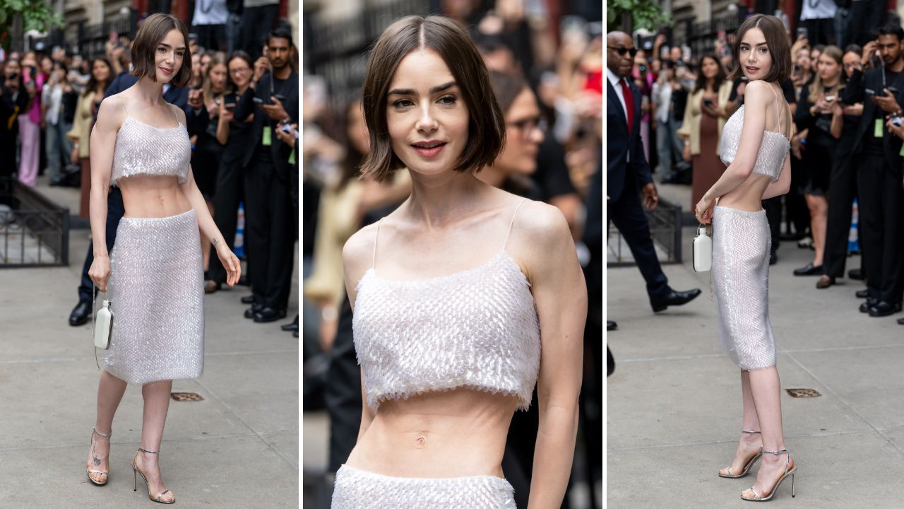 Donnez-lui un sandwich, Elle est trop maigre : Lily Collins critiqu&eacute;e sur son physique apr&egrave;s le d&eacute;fil&eacute; Calvin Klein