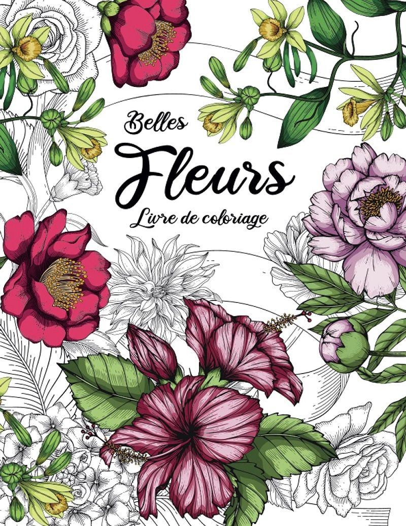livre-de-coloriages-fleur