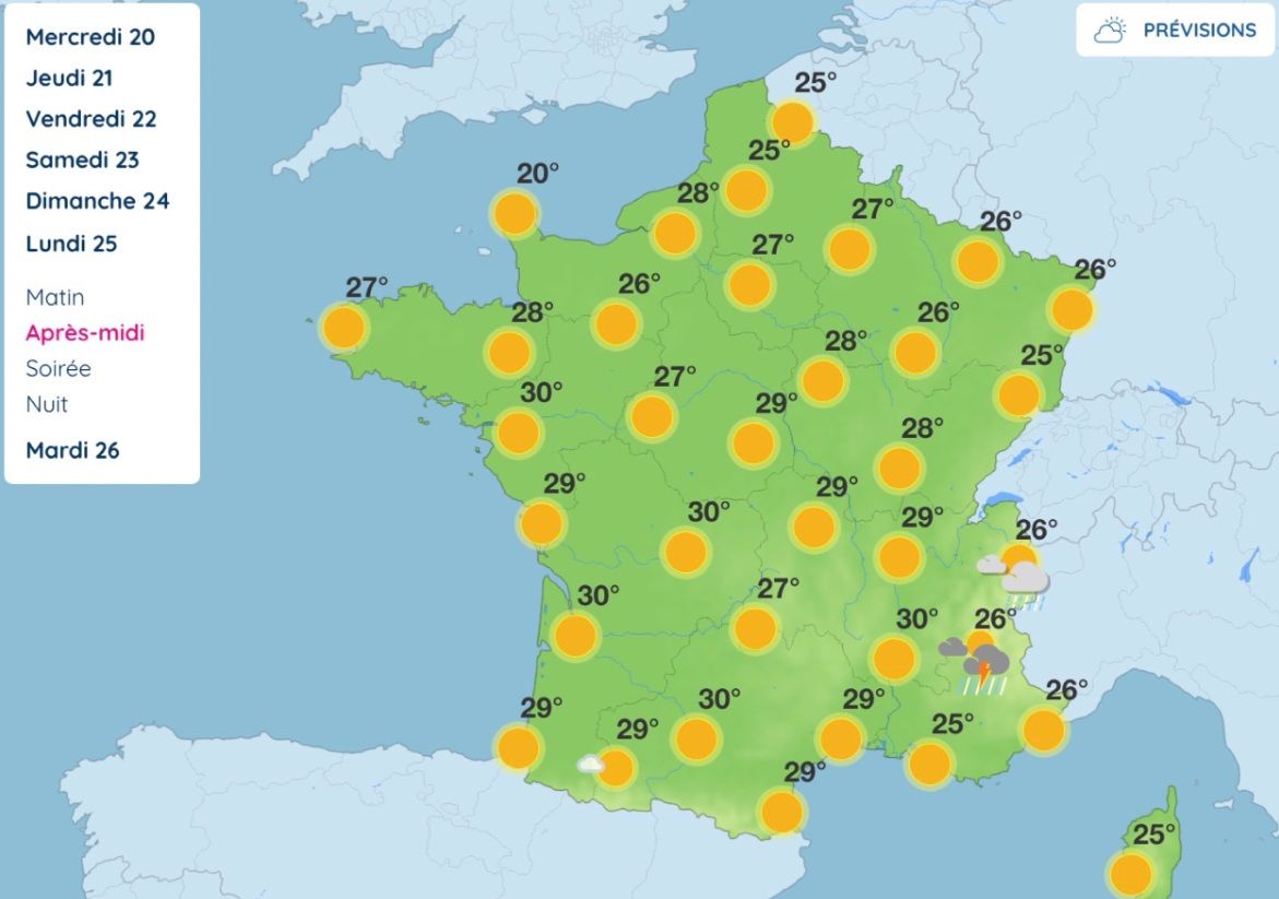 Météo du week-end de la Pentecôte : soleil, chaleur et orages localisés, voici ce qui vous attend lundi