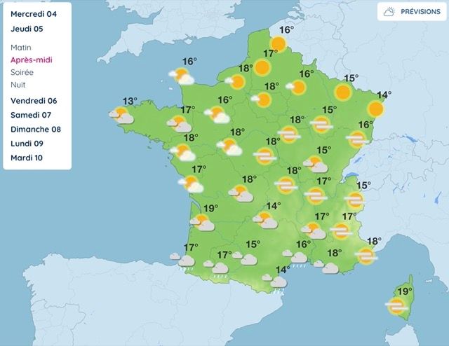Après plusieurs jours de soleil, la météo bascule : la pluie arrive sur presque toute la France