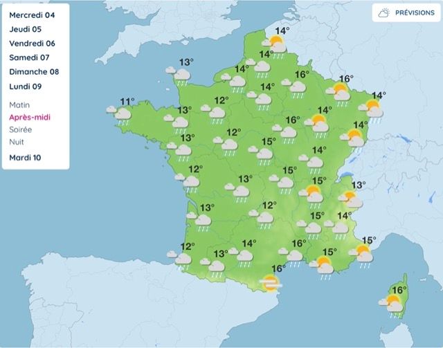 Après plusieurs jours de soleil, la météo bascule : la pluie arrive sur presque toute la France