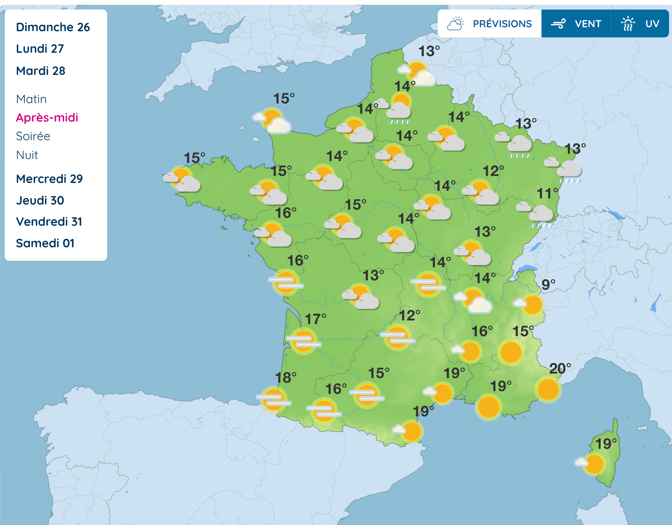Météo : le soleil revient et les températures s’envolent cette semaine