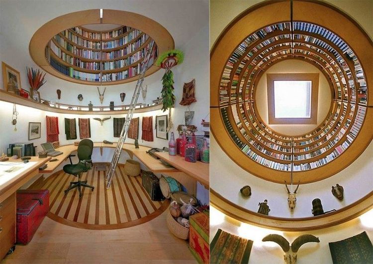 Une bibliothèque qui va vous donner la tête qui tourne | So Busy Girls