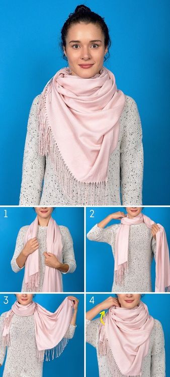 Avec le foulard qui couvre votre poitrine | So Busy Girls