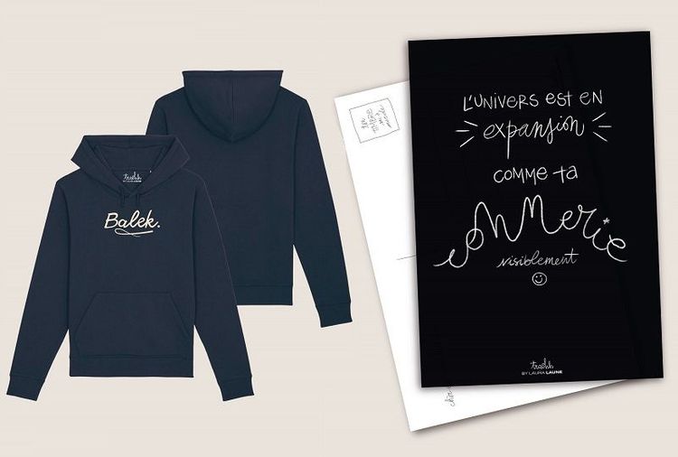Avec sa marque Trashh, Laura Laune transforme les commentaires haineux en t-shirts écologiques | So Busy Girls